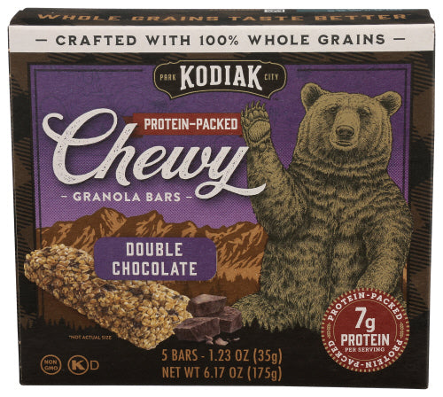 KODIAK BAR GRANLA DOUB CHOC CHEW - 6.17 OZ