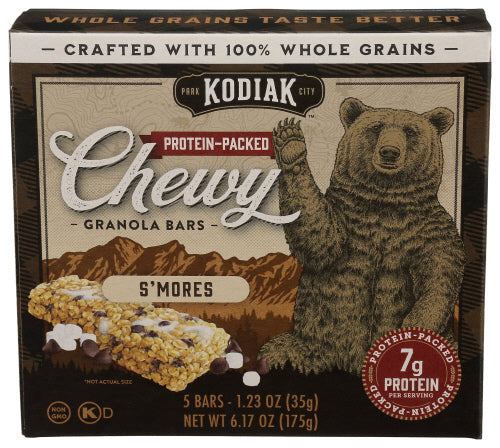 KODIAK BAR GRANOLA SMORES CHEWY - 6.17 OZ