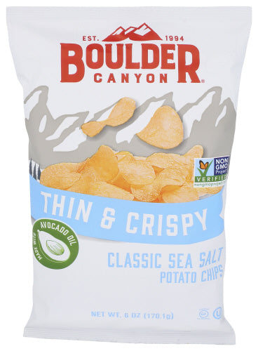 BOULDER CANYON CHIP THN CRSP AVOOIL SSLT - 6 OZ
