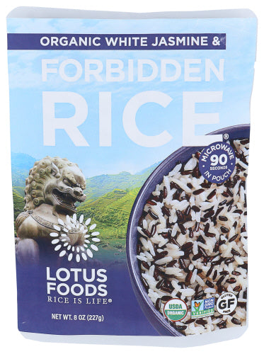 LOTUS FOODS RICE WHT JAS FRBDN ORG - 8 OZ