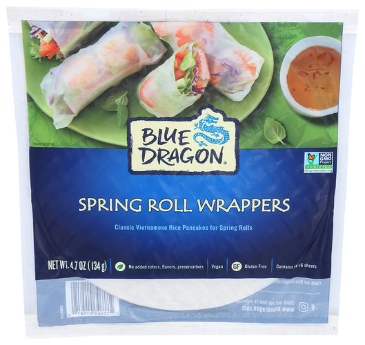 Blue Dragon 
Spring Roll Wrapper, 4.7 OZ.