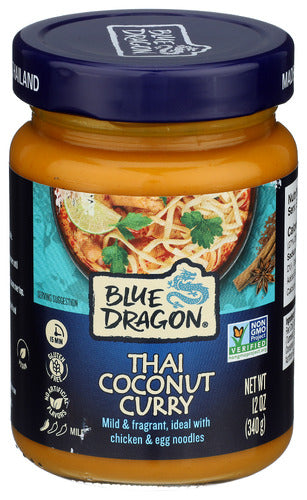 Blue Dragon 
Sauce Curry Thai Coconut, 12 FO.