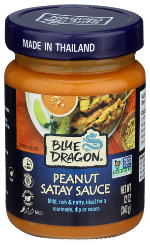BLUE DRAGON SAUCE PEANUT SATAY - 12 FO