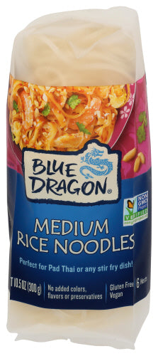 Blue Dragon 
Rice Noodle Medium, 10.58 OZ.