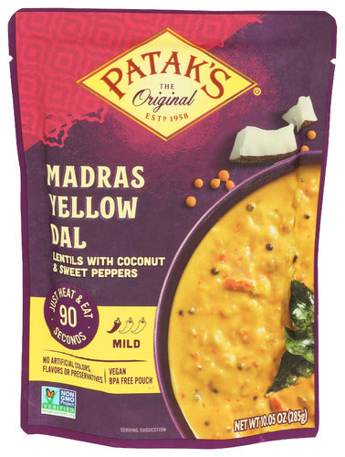 Pataks Meal Rte Madras Yllw Dal, 10.05 OZ.