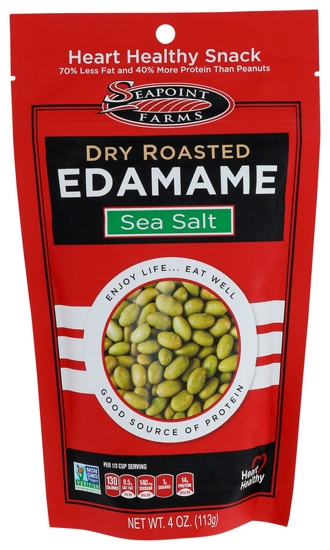 SEAPOINT FARMS EDAMAME DRY RSTD LTE SLT - 4 OZ
