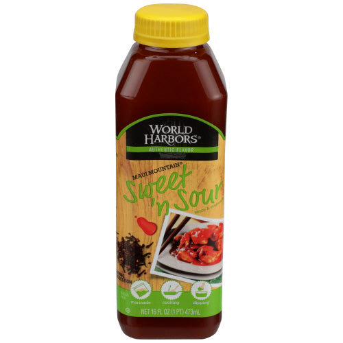 WORLD HARBORS SAUCE MAUI MTN SWEET N SOUR - 16 OZ