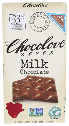Chocolove 
Choc Bar Mlk, 3.2 OZ.