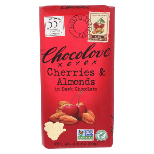 Chocolove 
Choc Bar Drk Chry & Alm, 3.2 OZ.