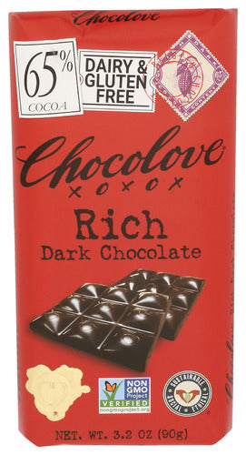 Chocolove 
Choc Bar Drk Rich, 3.2 OZ.