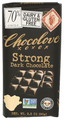 Chocolove 
Choc Bar Drk Strng, 3.2 OZ.