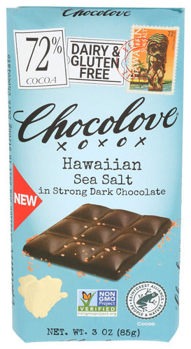 Chocolove 
Bar Drk Choc Hawaiian Sslt, 3 OZ.