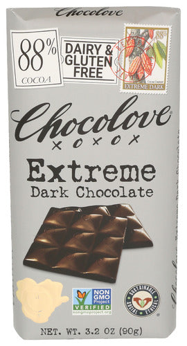 Chocolove 
Choc Bar Drk, 3.2 OZ.