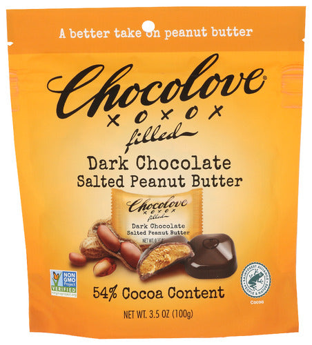 Chocolove 
Choc Sltd Pnut Bttr Pouch, 3.5 OZ.