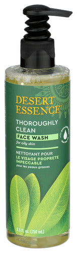 Desert Essence 
Wash Face Thrghly Clean, 8.5 FO.