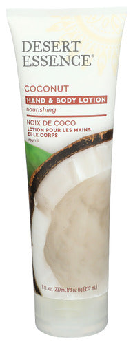 Desert Essence 
Lotion Hnd Bdy Coconut Og, 8 FO.