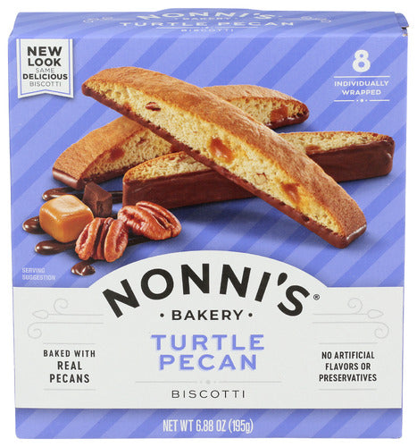 Nonnis Biscotti Turtle Pcn, 6.88 OZ.