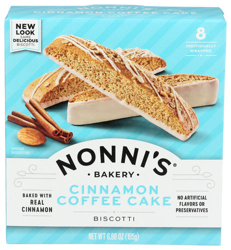 Nonnis Biscotti Cin Coffee Cake, 6.88 OZ.