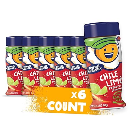 Kernel Season's Popcorn Seasoning, Chile Limon, 2.4 Ounce (Pack of 6)