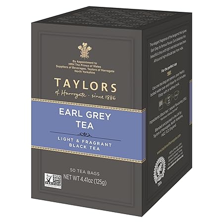 Taylors of Harrogate Earl Grey, 50 Teabags (Pack of 6)