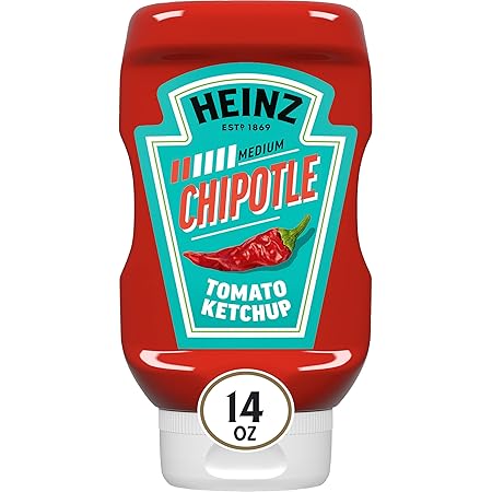 Heinz Tomato Ketchup Blended With Chipotle, 14 oz Squeeze Bottle