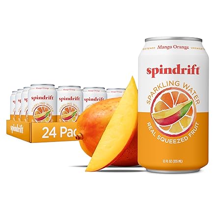 Spindrift Mango Orange Sparkling Water
