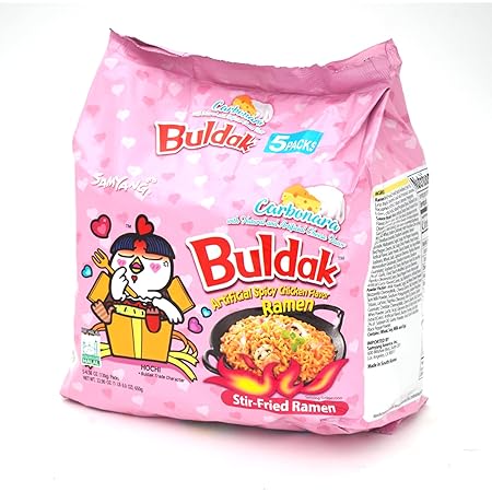 Samyang Carbonara Flavor Buldak Ramen Pack of 5