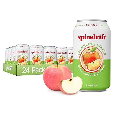 Spindrift Fuji Apple Can 12 Ounce (Pack of 24)