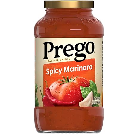 Prego Spicy Marinara Pasta Sauce, 24 oz Jar