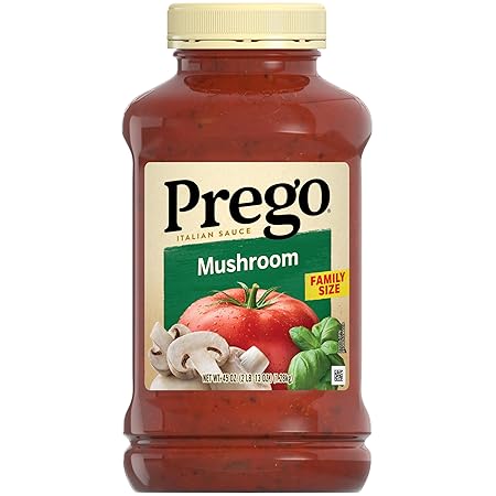 Prego Mushroom Pasta Sauce, 45 oz Jar