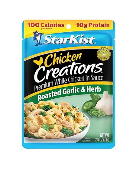 StarKist Chicken Creations, Roasted Garlic & Herb, 2.6 oz Pouch
