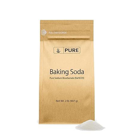 Pure Original Ingredients Baking Soda (2 lb) Sodium Bicarbonate (NaHCO3), Always Pure, No Fillers Or Additives.
