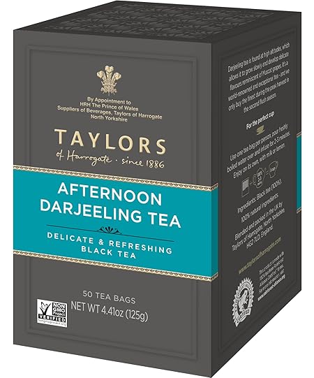 Taylors of Harrogate Afternoon Darjeeling, 50 Teabags (Pack of 6)