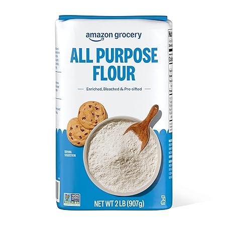 Amazon Grocery, All Purpose Flour, 2 Lb (Previously Amazon Fresh, Packaging May Vary)