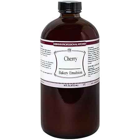 LorAnn Oils Cherry Bakery Emulsion: Authentic Flavor, Perfect for Enhancing Fruit Undertones in Baked Goods, Gluten-Free, Keto-Friendly, Extract Alternative Essential for Your Kitchen, 16 Oz