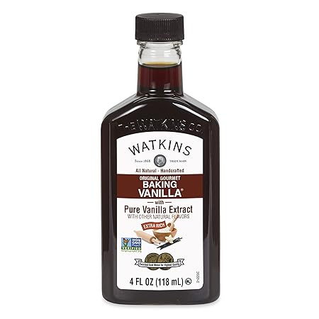 Watkins All Natural Original Gourmet Baking Vanilla Extract, 4 Fl Oz (Pack of 1)
