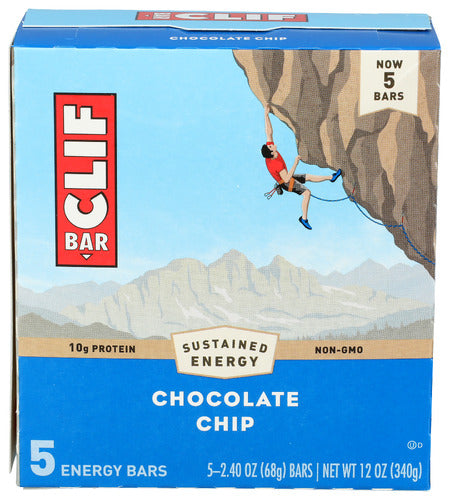 Clif 
Bar Chocolate Chip 5Ct, 12 OZ.
