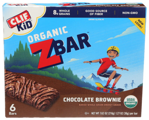 CLIF KID CHOC ZBAR BRWNIE 6PK ORG - 7.62 OZ