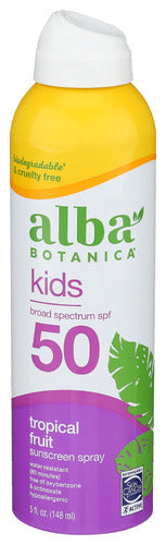 Alba Botanica 
Sunscrn Spf50 Kids Clear, 5 OZ.