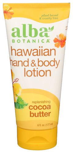 Alba Botanica 
Lotion Hnd Bdy Cocoa Buttr, 7 OZ.
