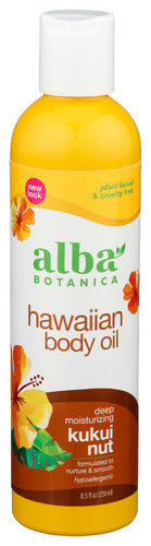 Alba Botanica 
Massage Oil Kukui Nut, 8.5 OZ.