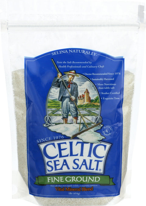 Celtic 
Sea Salt Fne Ground Pouc, 1 LB.