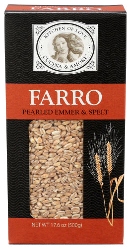 Cucina & Amore 
Grains Farro, 17.6 OZ.