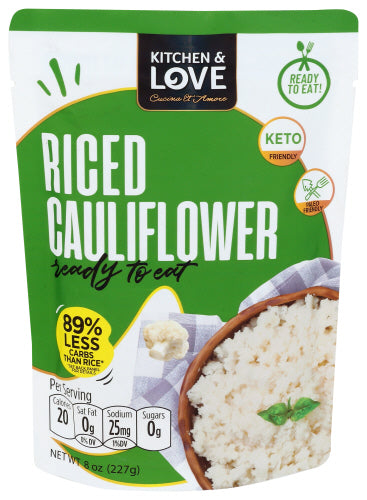 KITCHEN AND LOVE RICE CAULIFLOWER RTH - 8 OZ