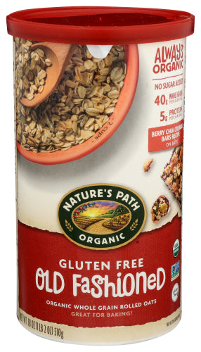 Natures Path Oats Old Fashion Org, 18 OZ.