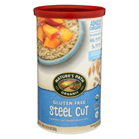 Natures Path Oats Steel Cut Org, 30 OZ.