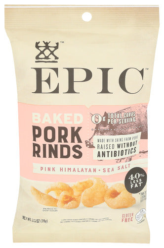 EPIC PORK RINDS BKD HIMLYN PNK - 2.5 OZ