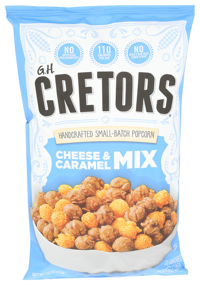 GH CRETORS POPCORN CHS N CARAMEL MX - 7.5 OZ