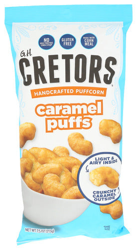 GH CRETORS SNACK PUFFS CARAMEL - 7.5 OZ