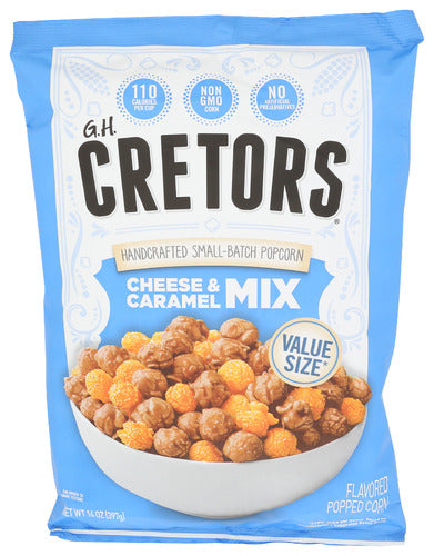 GH CRETORS POPCORN CHS N CARAML MIX - 14 OZ